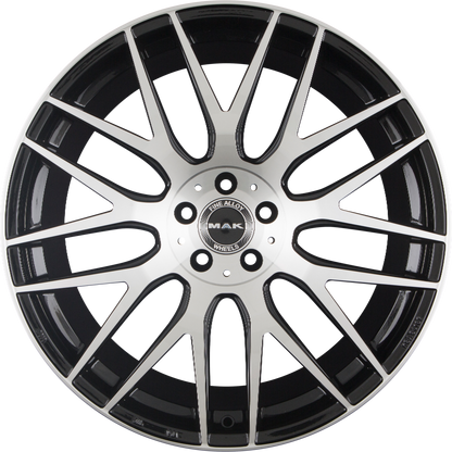 Mak Arrow Black Mirror Face Alufelge 9.5x20 Zoll ET43 LK 5x112 ML66.6