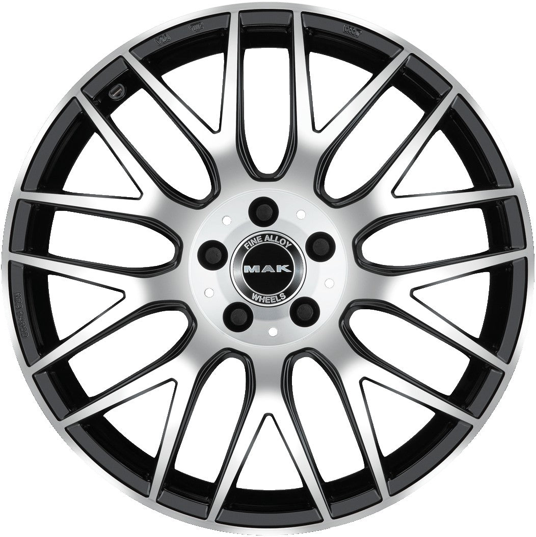 Mak Arrow black mirror Alufelge 10x21 Zoll ET62 LK 5x112 ML66.6 – Bild 2