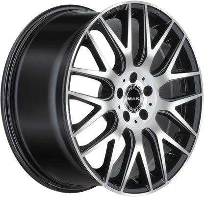 Mak Arrow black mirror Alufelge 10x21 Zoll ET62 LK 5x112 ML66.6 – Bild 3