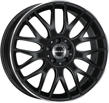 Mak Arrow gloss black mirror ring Alufelge 10x21 Zoll ET22 LK 5x112 ML66.6