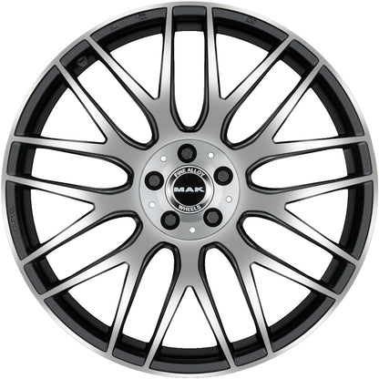 Mak Arrow-D black mirror Alufelge 11x21 Zoll ET55 LK 5x112 ML66.6 – Bild 2