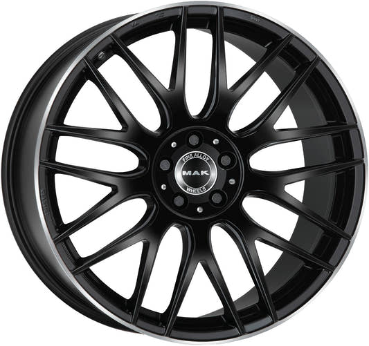 Mak Arrow-D gloss black mirror ring Alufelge 11x21 Zoll ET55 LK 5x112 ML66.6