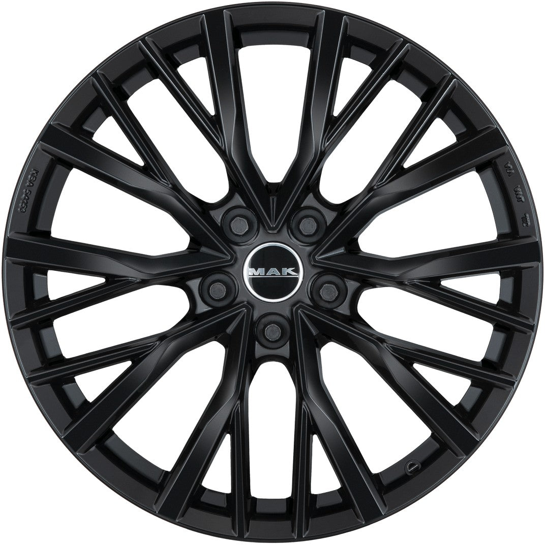 Mak Kent gloss black Alufelge 8.5x21 Zoll ET42 LK 5x108 ML63.4 – Bild 2