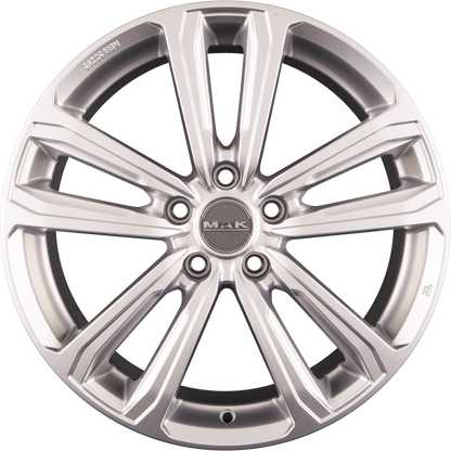 Mak Magma Silver Alufelge 5.5x15 Zoll ET49 LK 5x114.3 ML61.5