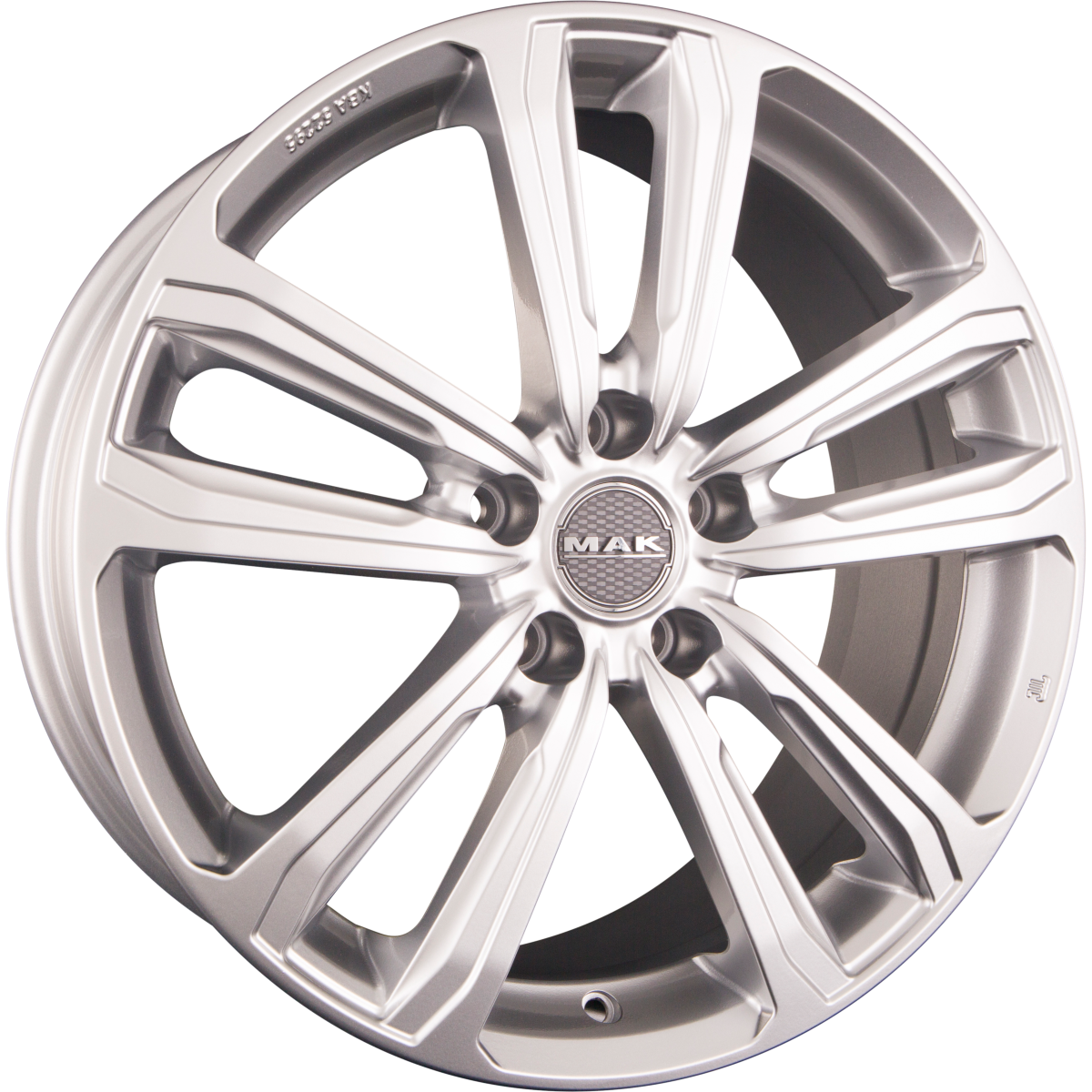Mak Magma Silver Alufelge 5.5x15 Zoll ET49 LK 5x114.3 ML61.5 – Bild 2