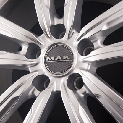 Mak Magma Silver Alufelge 5.5x15 Zoll ET49 LK 5x114.3 ML61.5 – Bild 4