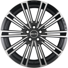 Mak York Black Mirror Face Alufelge 8x19 Zoll ET42 LK 5x108 ML63.4