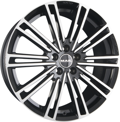 Mak York Black Mirror Face Alufelge 8x19 Zoll ET42 LK 5x108 ML63.4 – Bild 2