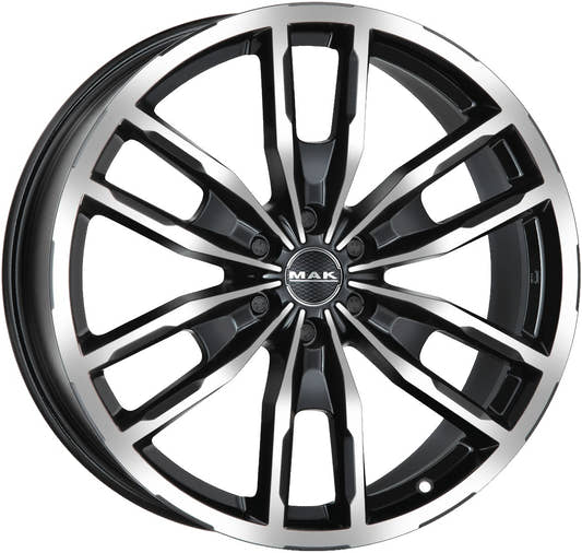 Mak Peak black mirror Alufelge 7.5x17 Zoll ET55 LK 6x130 ML84.1