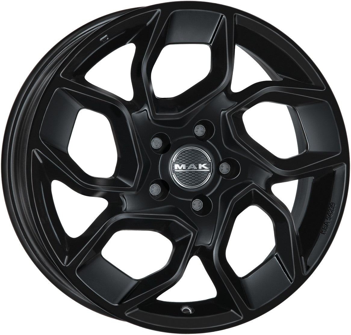 Mak Express gloss black Alufelge 6.5x16 Zoll ET65 LK 5x118 ML71.1