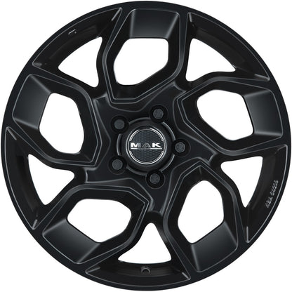 Mak Express gloss black Alufelge 6.5x16 Zoll ET65 LK 5x118 ML71.1 – Bild 2