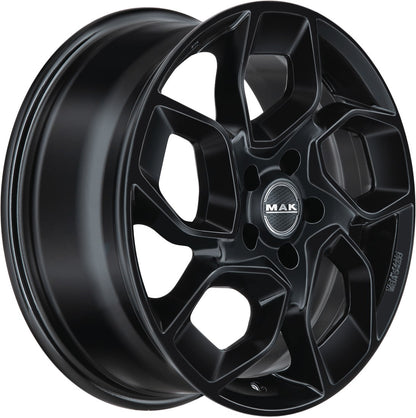 Mak Express gloss black Alufelge 6.5x16 Zoll ET65 LK 5x118 ML71.1 – Bild 3