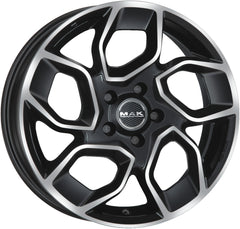 Mak Express black mirror Alufelge 7x17 Zoll ET45 LK 5x118 ML71.1