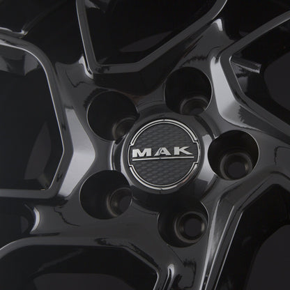 Mak Express gloss black Alufelge 7x17 Zoll ET45 LK 5x118 ML71.1 – Bild 7