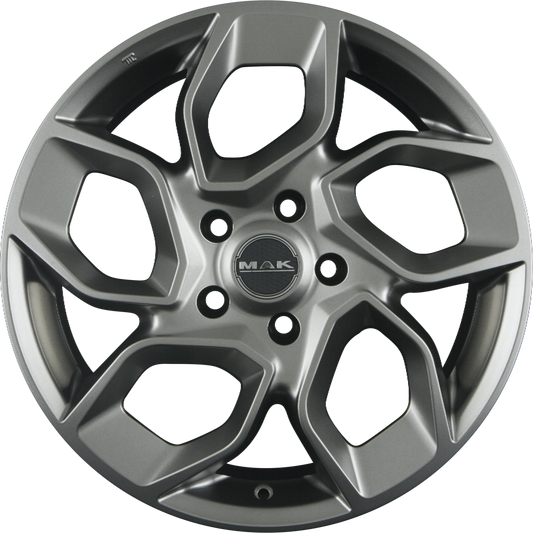 Mak Express Matt Titan Alufelge 7x17 Zoll ET66 LK 5x130 ML89.1