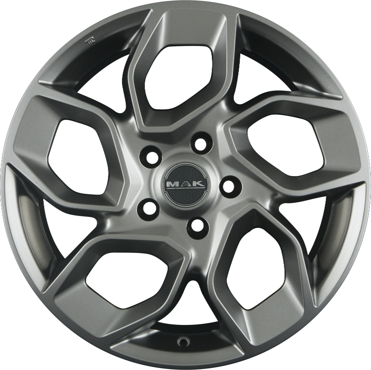 Mak Express Matt Titan Alufelge 7x17 Zoll ET66 LK 5x130 ML89.1