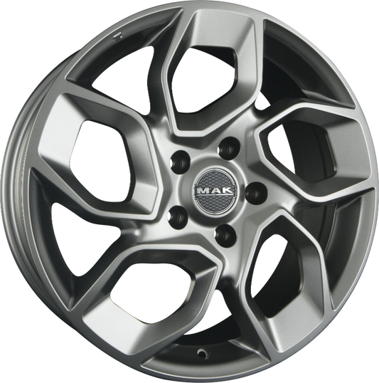Mak Express Matt Titan Alufelge 7x17 Zoll ET66 LK 5x130 ML89.1 – Bild 2