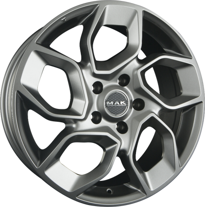 Mak Express Matt Titan Alufelge 7x17 Zoll ET66 LK 5x130 ML89.1 – Bild 2