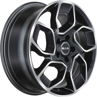 Mak Express black mirror Alufelge 7.5x18 Zoll ET50 LK 5x160 ML65.1 – Bild 3