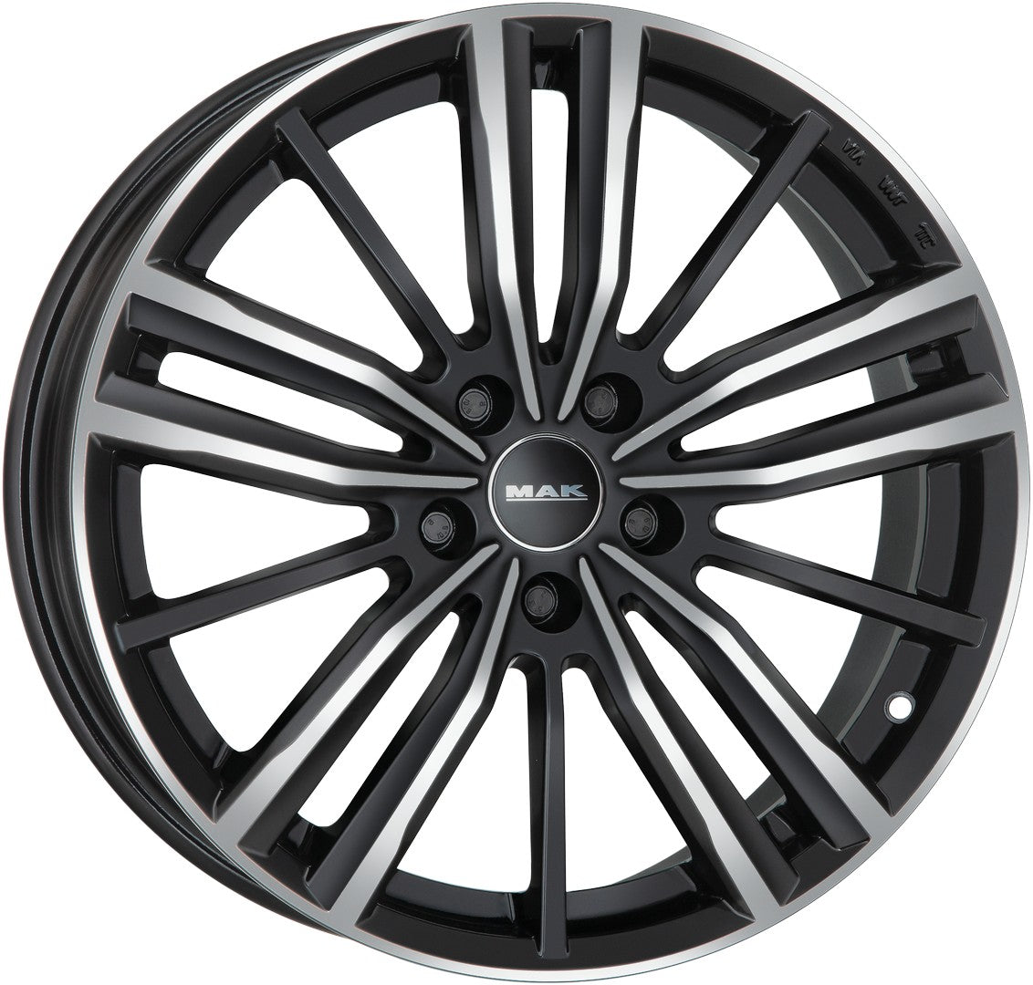 Mak Vier black mirror Alufelge 8x18 Zoll ET50 LK 5x112 ML57.1