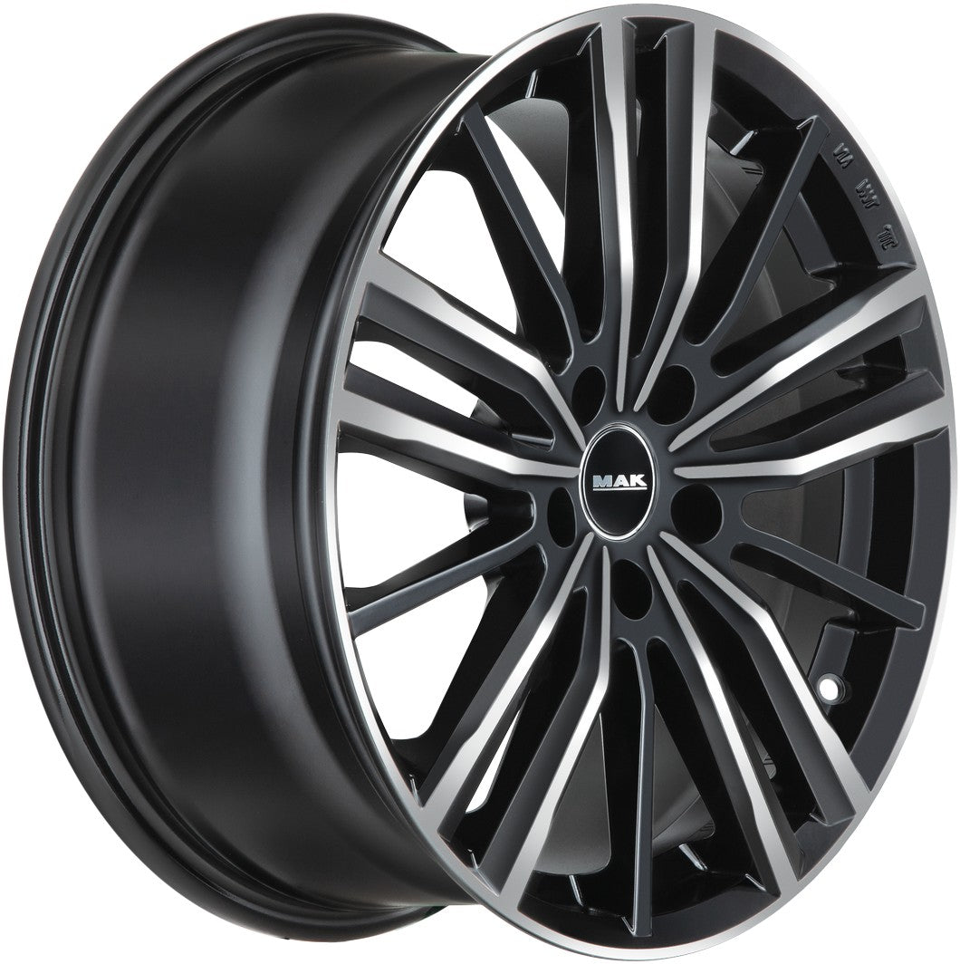Mak Vier black mirror Alufelge 8x18 Zoll ET50 LK 5x112 ML57.1 – Bild 3