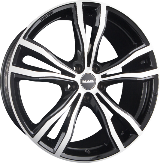 Mak X-Mode Black Mirror Face Alufelge 9x20 Zoll ET35 LK 5x112 ML66.6 – Bild 2
