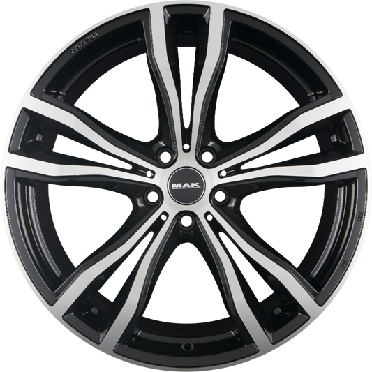Mak X-Mode Black Mirror Face Alufelge 9.5x21 Zoll ET37 LK 5x112 ML66.6