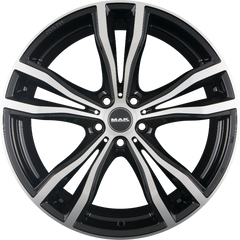 Mak X-Mode Black Mirror Face Alufelge 9.5x21 Zoll ET37 LK 5x112 ML66.6