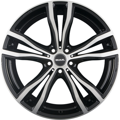 Mak X-Mode Black Mirror Face Alufelge 9.5x21 Zoll ET37 LK 5x112 ML66.6