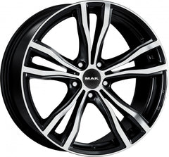 Mak X-Mode Black Mirror Face Alufelge 9.5x21 Zoll ET37 LK 5x112 ML66.6