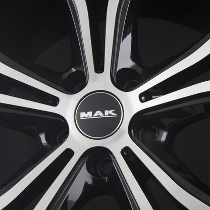 Mak X-Mode Black Mirror Face Alufelge 9.5x21 Zoll ET37 LK 5x112 ML66.6 – Bild 4