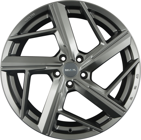 Mak Qvattro Matt Titan Alufelge 8.5x20 Zoll ET38 LK 5x112 ML57.1