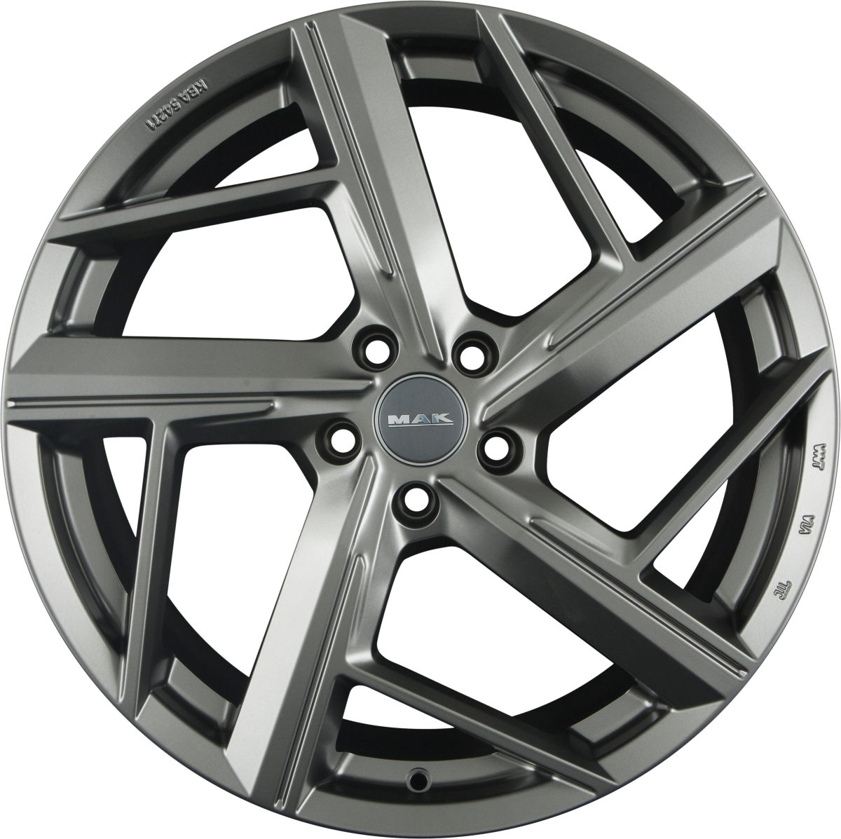 Mak Qvattro Matt Titan Alufelge 8.5x20 Zoll ET38 LK 5x112 ML57.1