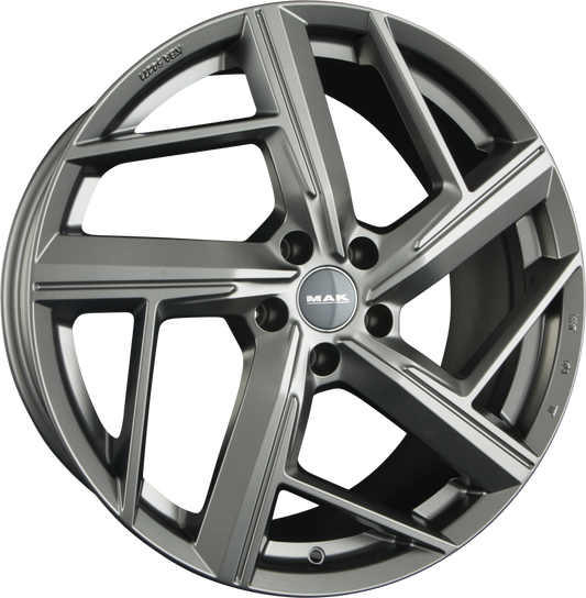 Mak Qvattro Matt Titan Alufelge 8.5x20 Zoll ET38 LK 5x112 ML57.1 – Bild 2