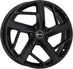 Mak Qvattro gloss black Alufelge 8.5x19 Zoll ET45 LK 5x112 ML66.45