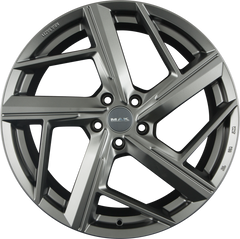 Mak Qvattro Matt Titan Alufelge 8.5x19 Zoll ET38 LK 5x112 ML66.6