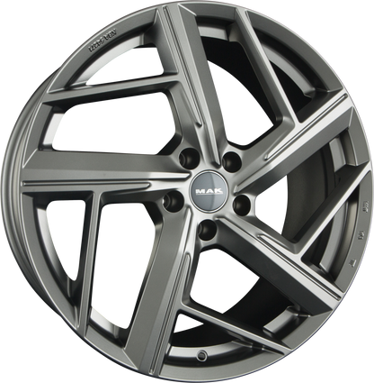 Mak Qvattro Matt Titan Alufelge 8.5x19 Zoll ET38 LK 5x112 ML66.6 – Bild 2