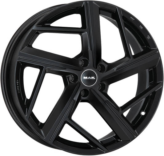 Mak Qvattro gloss black Alufelge 9x20 Zoll ET30 LK 5x112 ML66.45