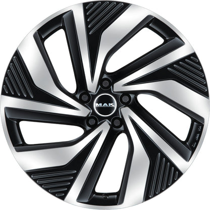 Mak Electra black mirror Alufelge 7.5x19 Zoll ET49.5 LK 5x114.3 ML67.1 – Bild 2