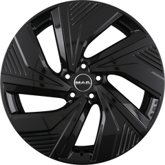 Mak Electra Gloss Black Alufelge 7.5x19 Zoll ET49.5 LK 5x114.3 ML67.1