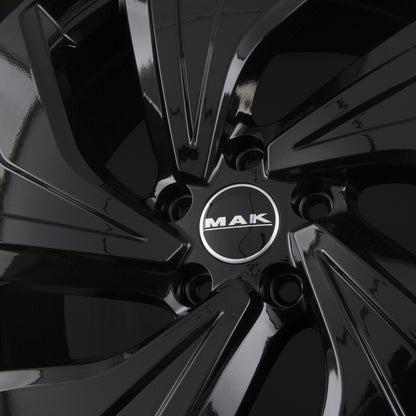 Mak Electra Gloss Black Alufelge 7.5x19 Zoll ET49.5 LK 5x114.3 ML67.1 – Bild 4