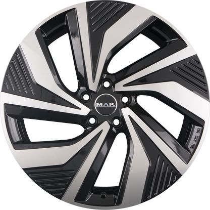 Mak Electra black mirror Alufelge 8.5x20 Zoll ET50.5 LK 5x112 ML66.6 – Bild 4