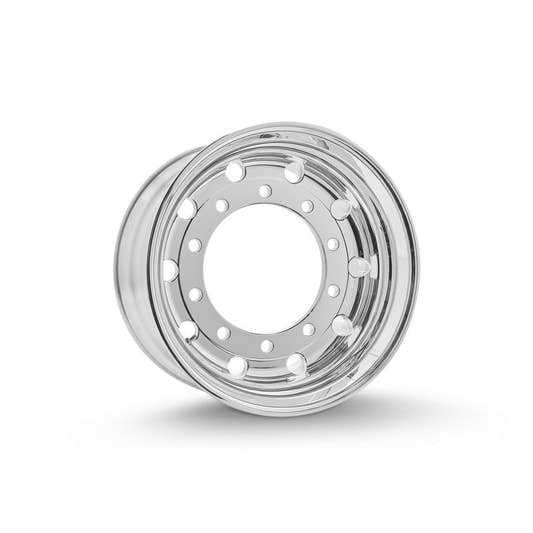 NGW Alufelge 11.75x22.5 Zoll 10/335/281 ET0 10038 26 MZ Silber Spiegelpoliert
