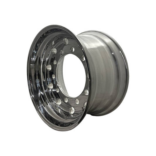 NGW Alufelge 11.75x22.5 Zoll 10/335/281 ET0 10041 32 MZ Silber Spiegelpoliert