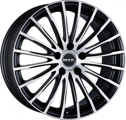 Mak Fatale ice black Alufelge 7x17 Zoll ET38 LK 4x100 ML72