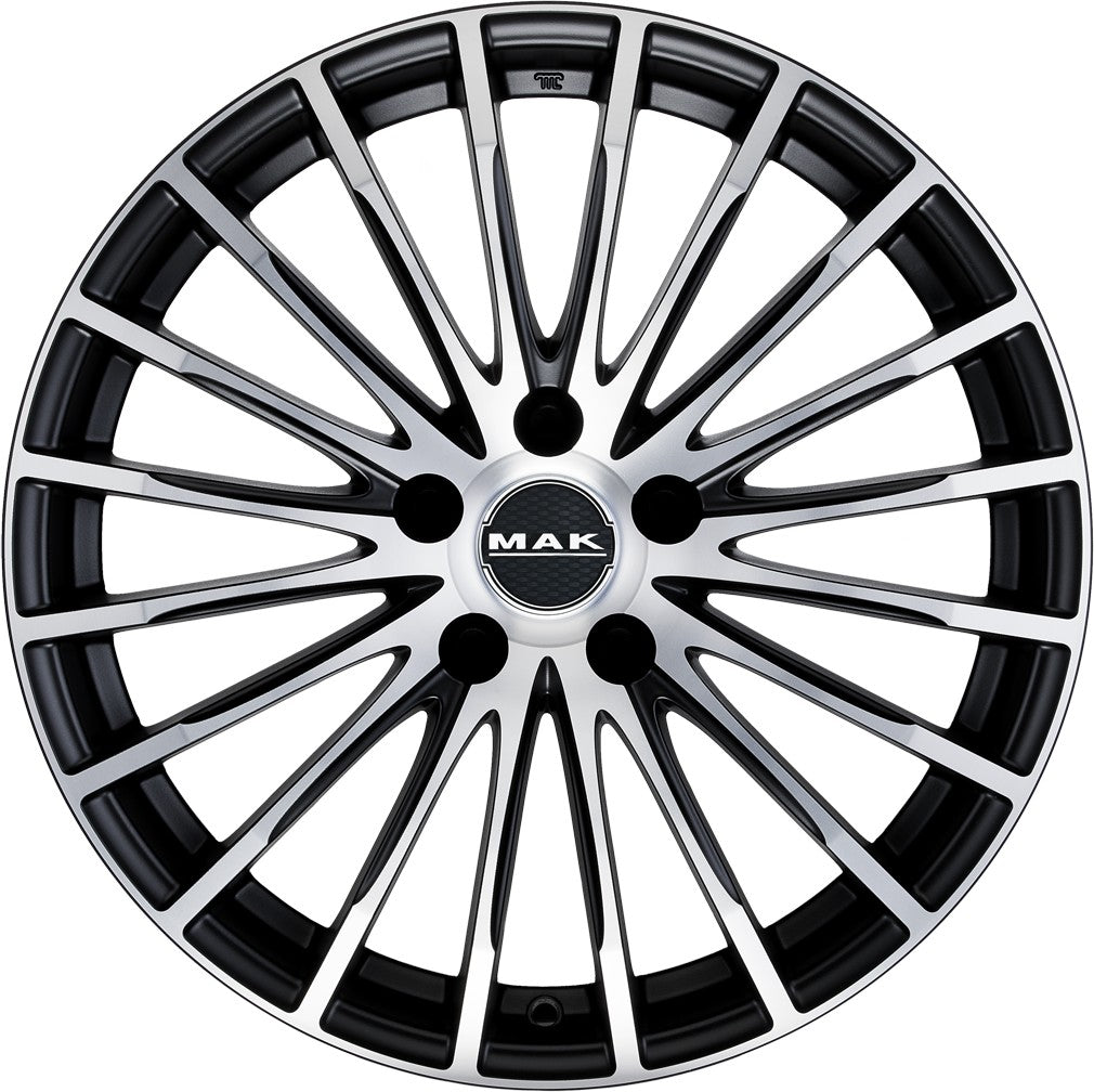 Mak Fatale ice black Alufelge 7x17 Zoll ET38 LK 4x100 ML72 – Bild 2