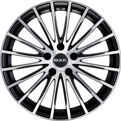 Mak Fatale ice black Alufelge 7x17 Zoll ET38 LK 4x100 ML72 – Bild 2