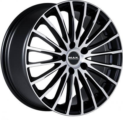 Mak Fatale ice black Alufelge 7x17 Zoll ET38 LK 4x100 ML72 – Bild 3