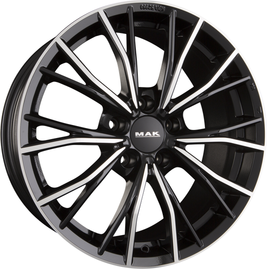 Mak Mark Black Mirror Face Alufelge 7.5x18 Zoll ET48 LK 5x112 ML66.6 – Bild 2