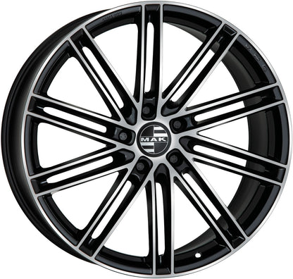 Mak Leipzig-D black mirror Alufelge 10.5x22 Zoll ET18 LK 5x112 ML66.45